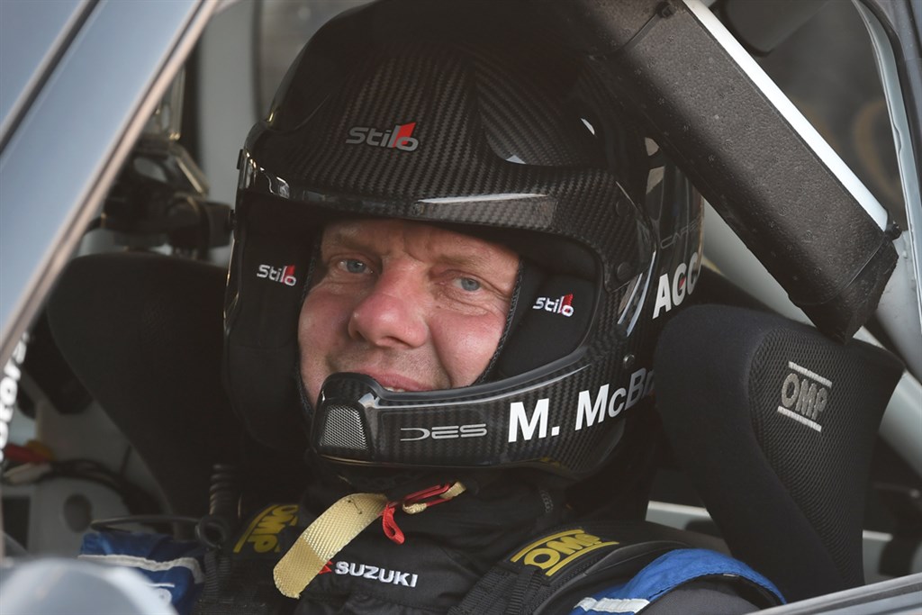 Motorsporten.dk Rally Sprint Michael Ted McBride sluttede i Top 3